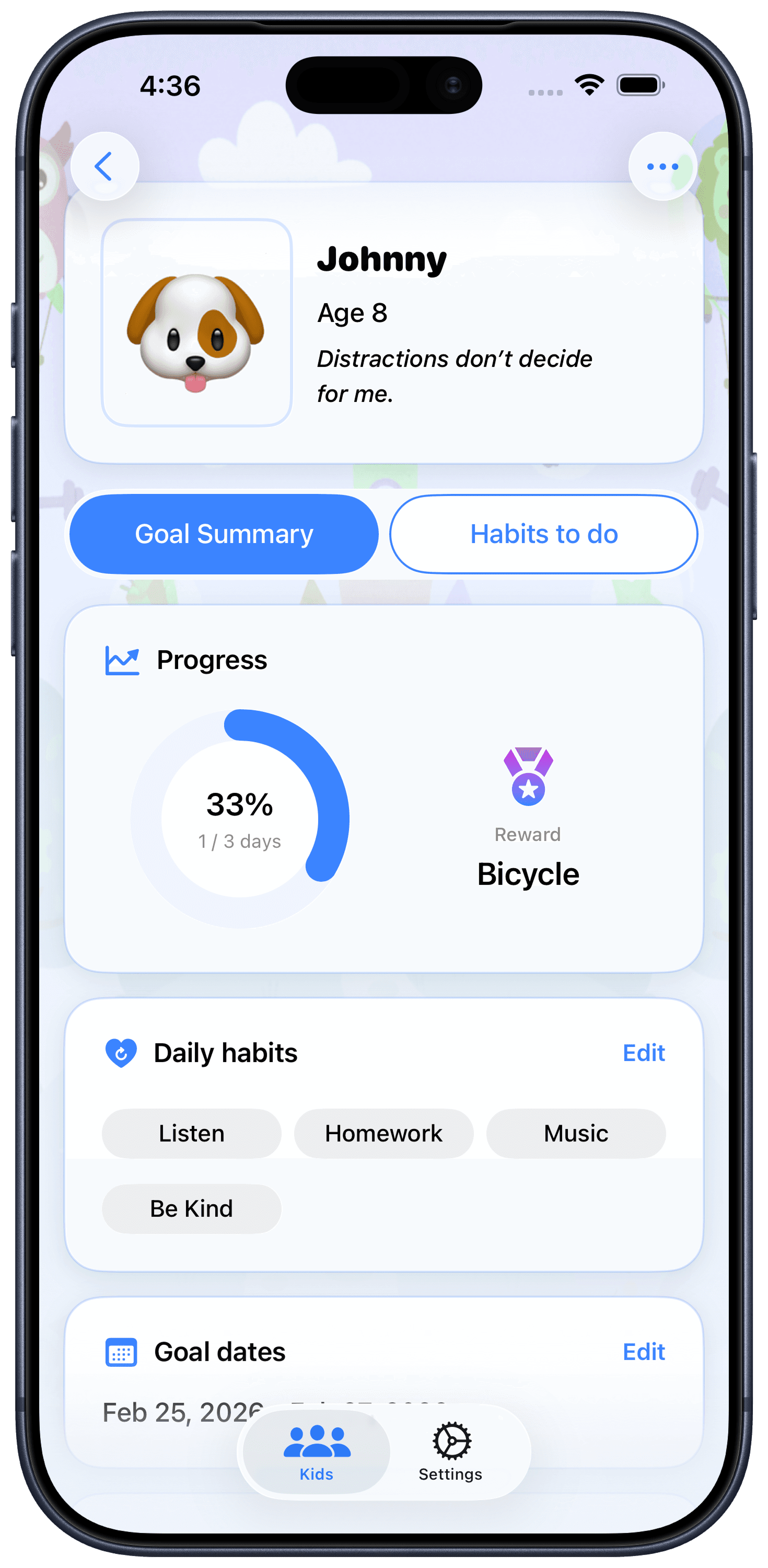 Habizi app screenshot preview